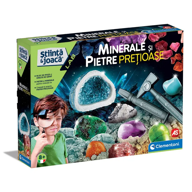 Set științific pentru descoperirea mineralelor și geodelor, 8+ ani