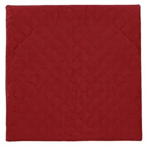 Fata de perna decorativa iarnă bordo velvet cu model romburi