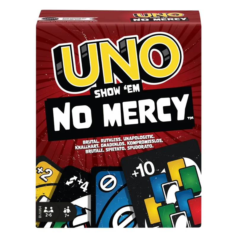 Joc de Societate UNO No Mercy: Extrema și Neclutătoare