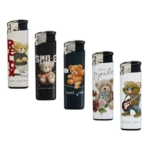 Set de 5 brichete de buzunar cu design ursuleți și mesaje motivaționale