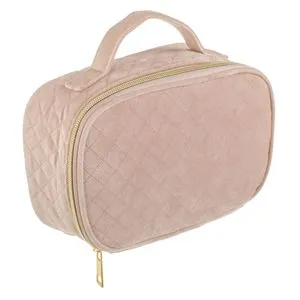 Portfard Suede Ecru cu Design Matlasat pentru Organizare