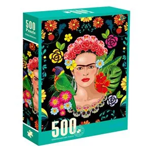 Puzzle cu Flori, 500 de Piese, Multicolor, pentru Adulți