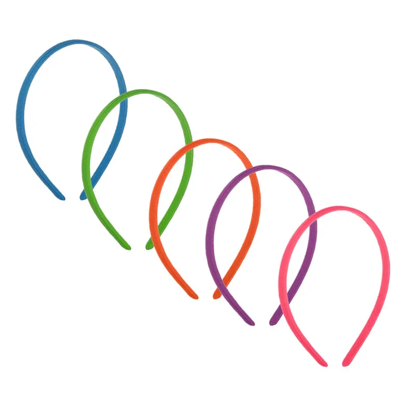 Set Coronite Par cu Tesatura Colorate pentru Copii - 5 buc