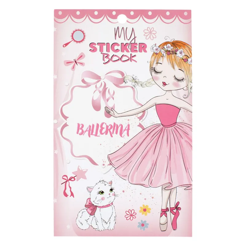 Set Autocolante Balerine și AnimaLuțe în Nuanțe de Roz pentru Copii