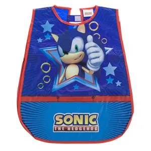 Sort de pictura pentru copii, Albastru, cu model Sonic