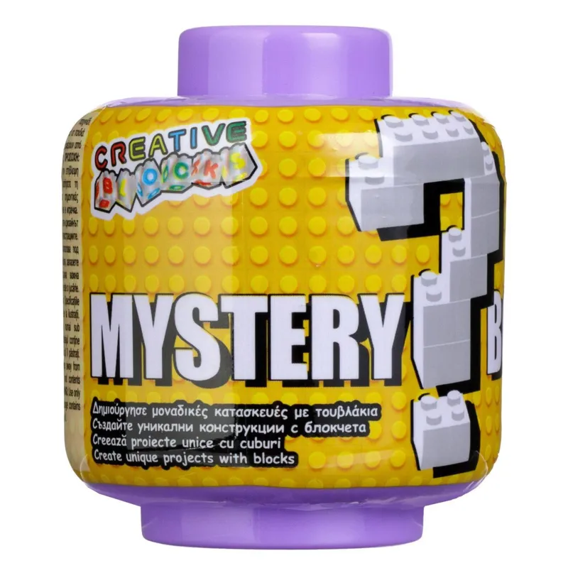 Cuburi de Construcție cu Model Floare și Cutie Misterioasă pentru Creativitate