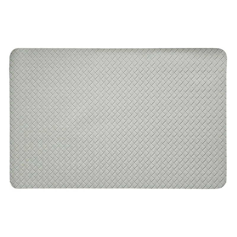 Suport Farfurie cu Model Romburi, Gri, 45x30cm