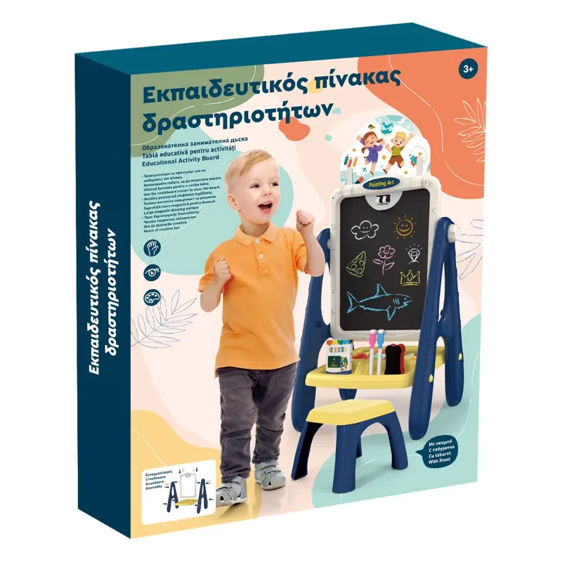 Tabla Educațională cu Scaunel pentru Activități și Învățare