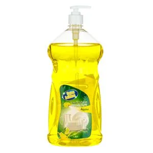 Detergent lichid de vase cu aromă de lămâie, 1.5L, cu pompă
