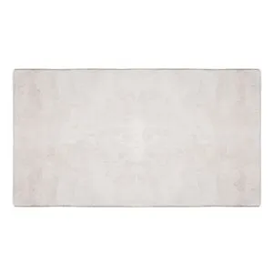 Covoras Catifelat Decorativ, 150x100 cm, Off White