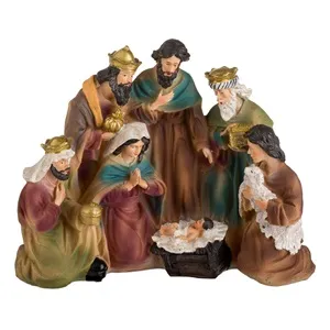 Iesle de Craciun cu Figurine Magi din Polirasina