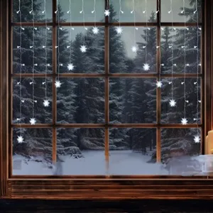 Instalare Lumini LED Perdea Interior & Exterior cu Baterii