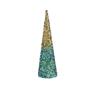 Ornamen Crăciun Ombre Verde și Bej – Decorați Spațiul