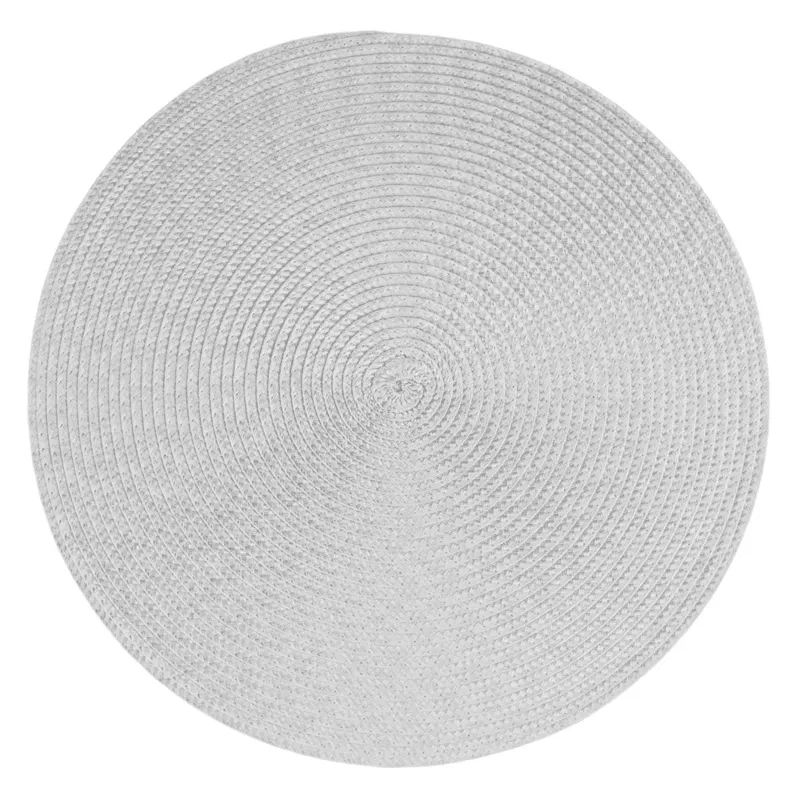 Suport farfurie rotund din polipropilenă, gri-off white, Ø38 cm