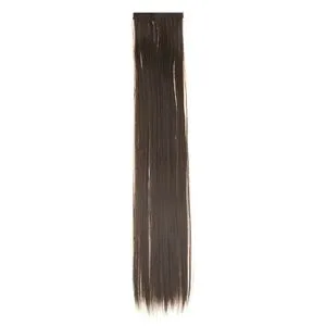 Extensie de par cu clips, 55 cm, Maro Ciocolatiu