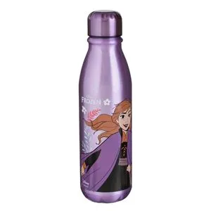 Sticlă de apă din aluminiu cu imprimeu Frozen 2, 600 ml, mov