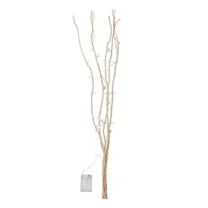 Ramuri Decorative Naturale cu Becuri LED Diamant pentru Decorațiune Interioară