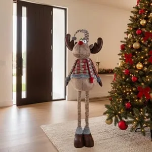 Figurina Decorativă de Craciun Ren Maro cu Picioare Extensibile