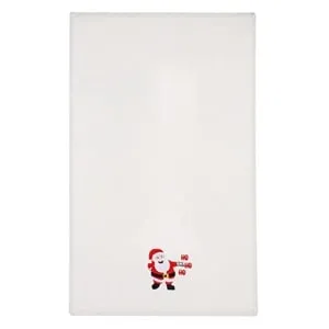 Prosop Bucatarie de Craciun Off White cu mesaj HO HO HO 60x40cm