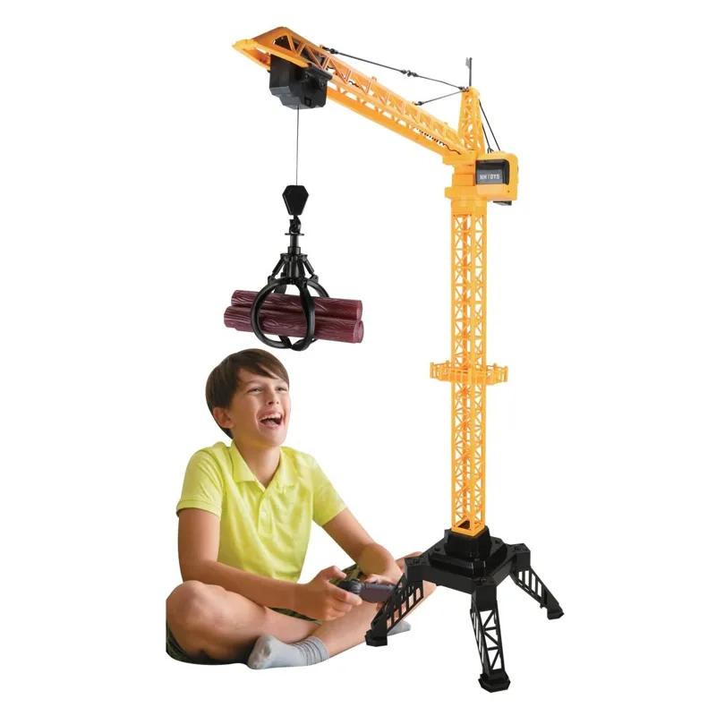 Macara cu telecomanda fara fir, 120 cm, galbena, din plastic – poza 3