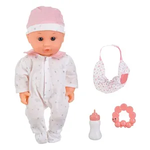 Papusa Bebelus cu Accesorii & Marsupiu pentru Plimbare 30cm – poza 2