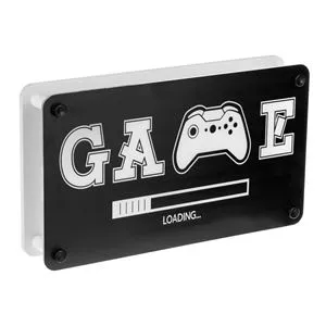 Lampă LED Neon Colorată „GAME Loading” 23x13 cm, Alimentare USB