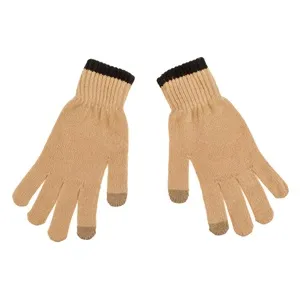 Manusi Tricotate Bej pentru Ecran Tactil – Accesorii de Iarnă – poza 3