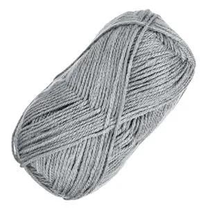 Fir de Tricotat Acrilic Gri, 100g, 215m