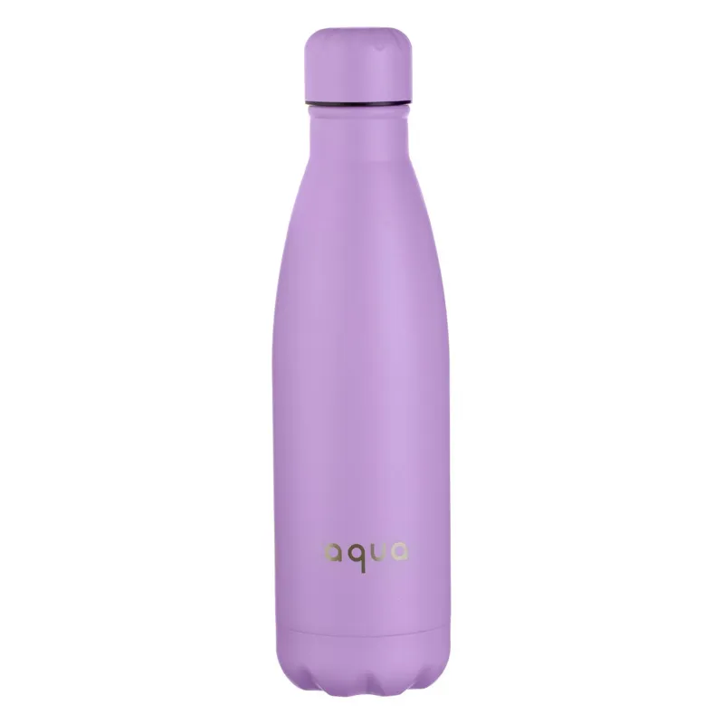 Sticla izoterma lila mata, 500 ml, otel inoxidabil