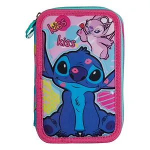 Geanta pentru creioane și articole școlare cu design Stitch