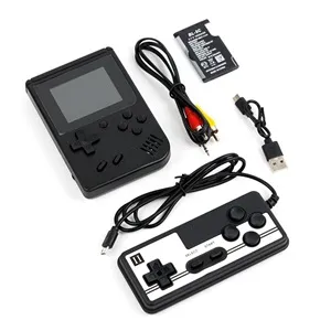 Consolă de jocuri portabilă, 400 de jocuri, 2 jucători, 7,5x2x11,5 cm, Negru – poza 3