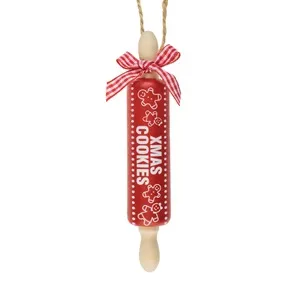 Ornament brad de Craciun sucitor din lemn Xmas Cookies