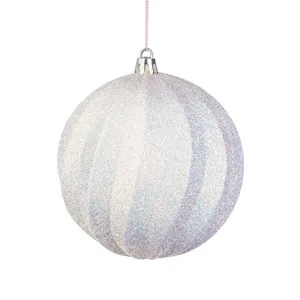 Glob Ornament Brad de Craciun cu Glitter Irizat