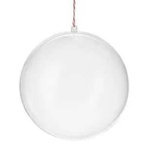 Glob transparent pentru creatii de Craciun 20cm