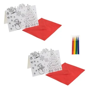 Set Creativ de Craciun pentru Felicitări și Colorare – poza 2