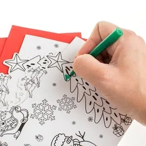 Set Creativ de Craciun pentru Felicitări și Colorare – poza 3