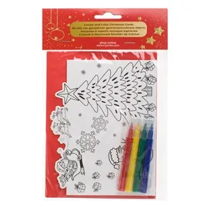 Set Creativ de Craciun pentru Felicitări și Colorare – poza 4