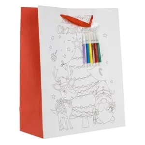 Set Creativ de Craciun cu Sacos pentru Cadouri și Carioci Mini