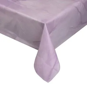 Față de masă din plastic, Model marmură cu folie aurie, 180x120 cm