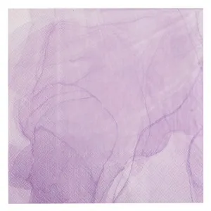 Șervețele de Masă cu 2 Straturi Lila Marble cu Folie Aurie Let's Celebrate 33x33 – poza 3