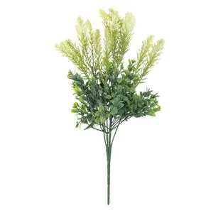 Buchet decorativ artificial cu flori de lavandă, 7 ramuri, 36 cm