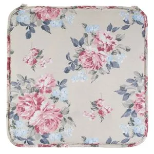 Perna pentru scaun florală de vară bej – Confort și stil