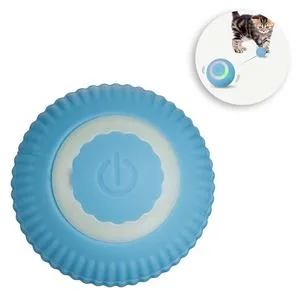 Minge electrică interactivă pentru pisici, cu mișcare și lumină, albastră, 4,2 cm
