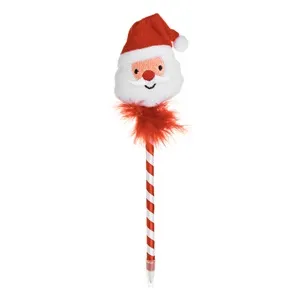 Pix de Crăciun cu Design Santa Claus și Pene Rosii