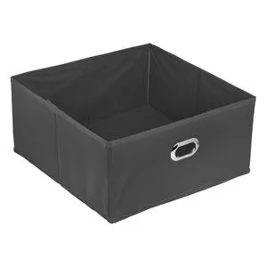 Cutie de depozitare textilă antracit, organizator pentru obiecte mici