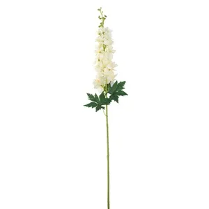 Floare artificială tip lavandă bej cu tulpină lungă de 95 cm – poza 3