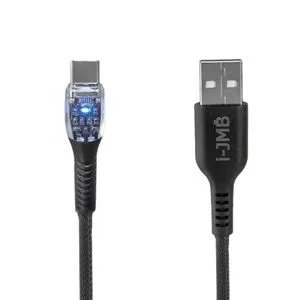 Cablu USB Type-C 1.2m cu Indicator LED pentru Încărcare Rapidă
