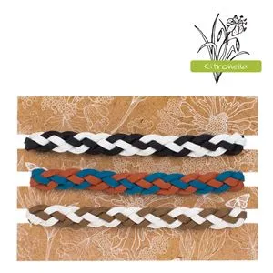 Bratari Tricotate cu Citronela Set 3 Bucati Multicolor