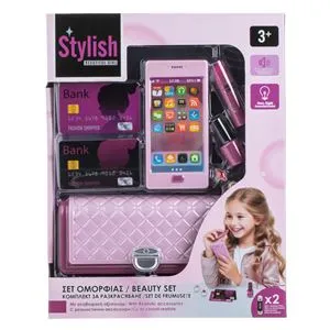 Set Frumusete cu Accesorii și Telefon Mobil pentru Joacă