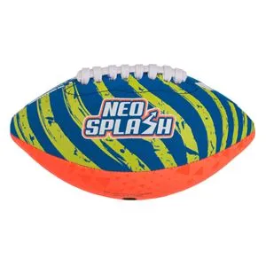 Minge de rugby gonflabilă pentru plajă, 22 cm, portocaliu și albastru